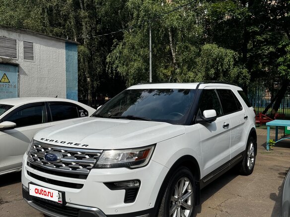 2019 Ford Explorer V Рестайлинг 2, белый