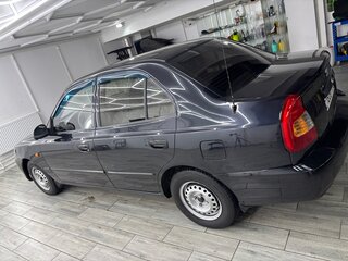 2009 Hyundai Accent ТагАЗ II, чёрный, 340000 рублей, вид 3