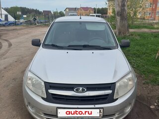 2014 Lada (ВАЗ) Granta I, серый, 290000 рублей, вид 1