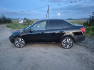 2013 Lada (ВАЗ) Granta I, чёрный, 250000 рублей, вид 5