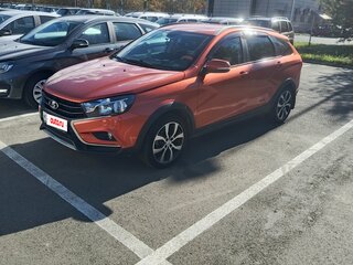 2018 Lada (ВАЗ) Vesta SW Cross I, оранжевый, 1300000 рублей, вид 4