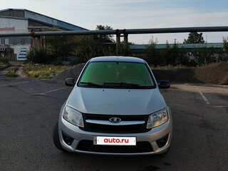 2014 Lada (ВАЗ) Granta I, серебристый, 365000 рублей, вид 2