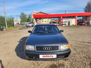 1991 Audi 100 IV (C4), синий, 300000 рублей, вид 2
