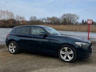 2013 BMW 1 серии 116i II (F20/F21), синий, 930000 рублей, вид 2