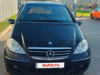 2007 Mercedes-Benz A-Класс 200 II (W169), чёрный, 380000 рублей, вид 1
