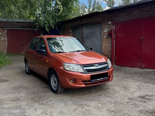 2013 Lada (ВАЗ) Granta I, оранжевый, 425000 рублей, вид 3