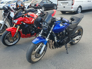 2001 Honda CB 600F Hornet, синий, 398000 рублей, вид 4