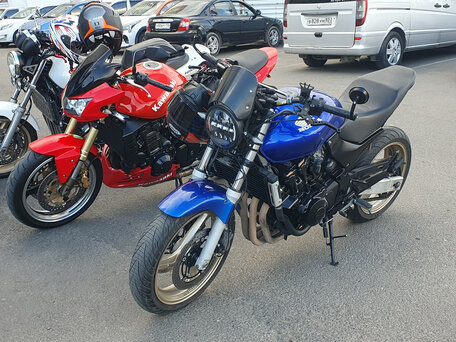 2001 Honda CB 600F Hornet, синий, 398000 рублей, вид 4