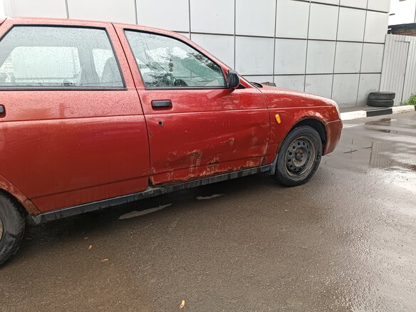 2007 Lada (ВАЗ) Priora I, красный, 125000 рублей - вид 2