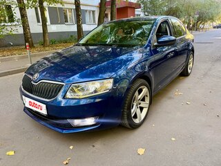 2014 Skoda Octavia III (A7), синий, 1195000 рублей, вид 4