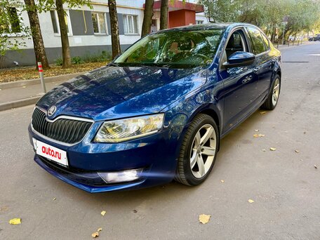 2014 Skoda Octavia III (A7), синий, 1195000 рублей, вид 4