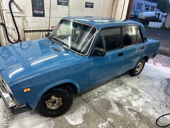 2009 Lada (ВАЗ) 2107, голубой - вид 5