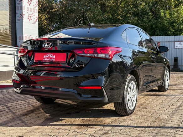 2019 Hyundai Solaris II, чёрный - вид 2