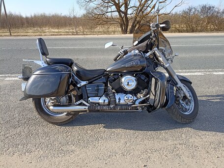 1998 Yamaha XVS400 Drag Star, чёрный, 289000 рублей, вид 4