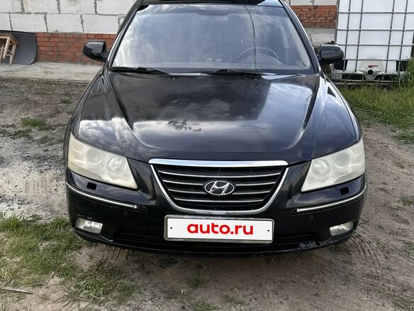 2008 Hyundai Sonata V (NF), чёрный, 700000 рублей - вид 1