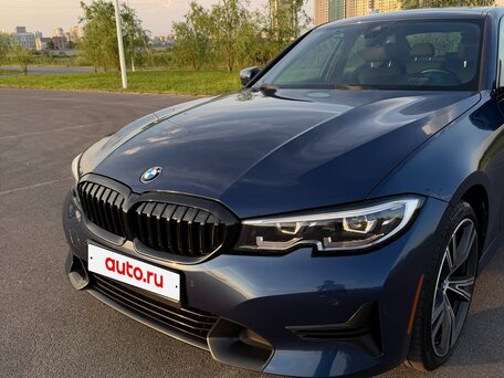 2022 BMW 3 серии 330i VII (G2x), синий, 3490000 рублей, вид 1