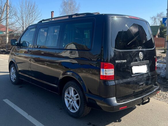 2007 Volkswagen Multivan T5, чёрный, 1250000 рублей - вид 5