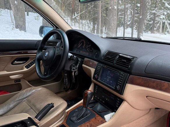 2002 BMW 5 серии 535i IV (E39) Рестайлинг, чёрный, 650000 рублей - вид 6