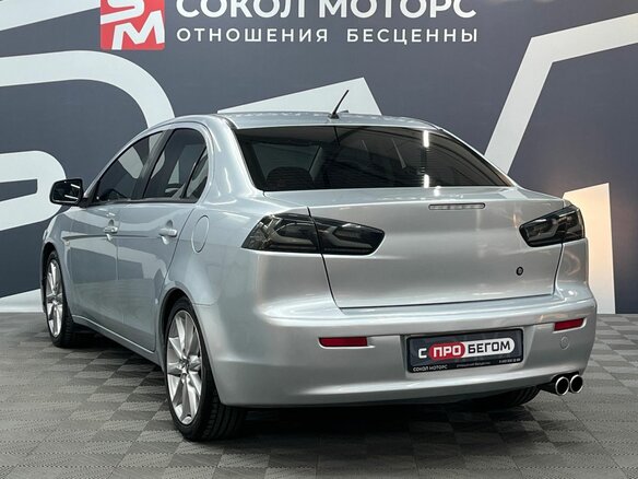 2012 Mitsubishi Lancer X Рестайлинг, серебристый - вид 3