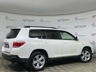 2013 Toyota Highlander II (XU40) Рестайлинг, белый, 1327700 рублей, вид 2