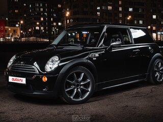 2003 Mini Hatch Cooper S I (R50), чёрный, 900000 рублей, вид 1