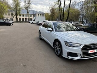 2021 Audi A6 45 TFSI V (C8), белый, 3600000 рублей, вид 1