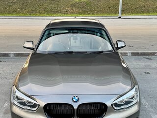 2015 BMW 1 серии 118i II (F20/F21) Рестайлинг, серый, 1550000 рублей, вид 3