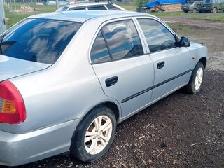 2008 Hyundai Accent ТагАЗ II, серебристый, 240000 рублей, вид 4