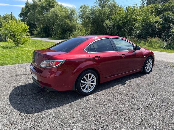 2010 Mazda 6 II (GH) Рестайлинг, красный - вид 3