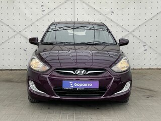 2011 Hyundai Solaris I, фиолетовый, 890000 рублей, вид 3