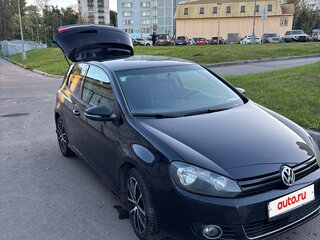 2010 Volkswagen Golf VI, чёрный, 515000 рублей, вид 3