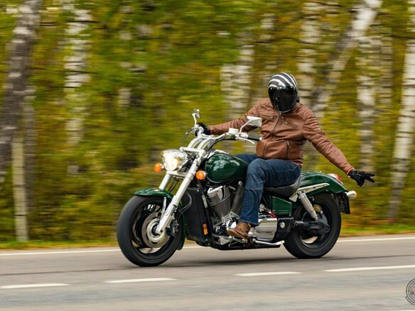 2003 Honda VTX 1800, зелёный, 690000 рублей - вид 7