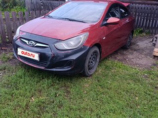 2011 Hyundai Solaris I, красный, 630000 рублей, вид 1