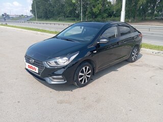 2017 Hyundai Solaris II, чёрный, 1025000 рублей, вид 1