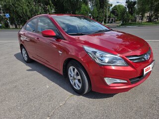 2016 Hyundai Solaris I Рестайлинг, красный, 1050000 рублей, вид 3