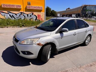 2008 Ford Focus II Рестайлинг, серебристый, 250000 рублей, вид 1