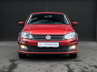 2015 Volkswagen Polo V Рестайлинг, красный, 950000 рублей, вид 2