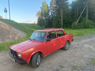 1990 Lada (ВАЗ) 2107, красный, 85000 рублей, вид 1