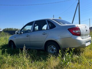 2014 Lada (ВАЗ) Granta I, серебристый, 345000 рублей, вид 5