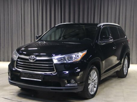 2014 Toyota Highlander III (XU50), чёрный, 2419000 рублей, вид 1