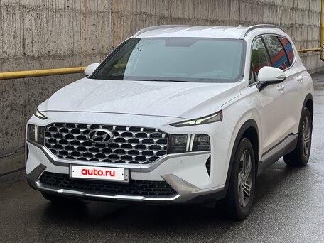 2021 Hyundai Santa Fe IV Рестайлинг, белый, 3850000 рублей, вид 2