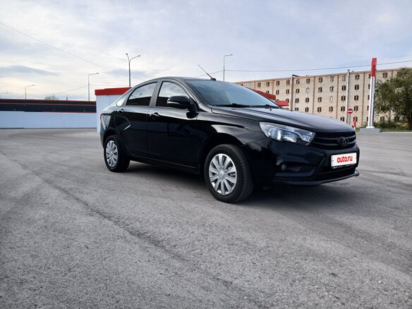 2021 Lada (ВАЗ) Vesta I, чёрный, 990000 рублей - вид 3