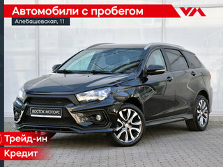 2021 Lada (ВАЗ) Vesta SW I, чёрный, 1125000 рублей, вид 1