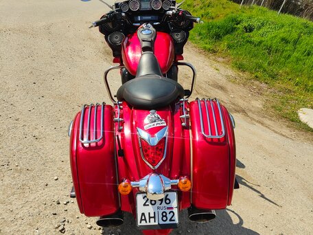 2010 Kawasaki VN1700 Vulcan, красный, 700000 рублей, вид 4