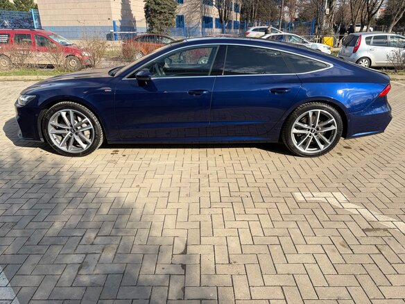 2020 Audi A7 55 TFSI II (4K), синий, 5550000 рублей - вид 5