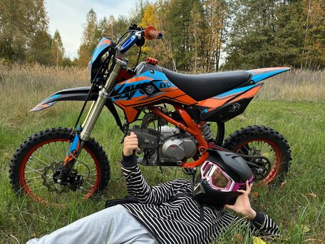 2024 Kayo Evolution YX140EM, оранжевый, 85000 рублей, вид 3