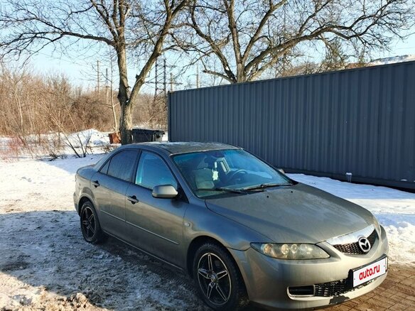 2007 Mazda 6 I (GG) Рестайлинг, серый, 500000 рублей - вид 1