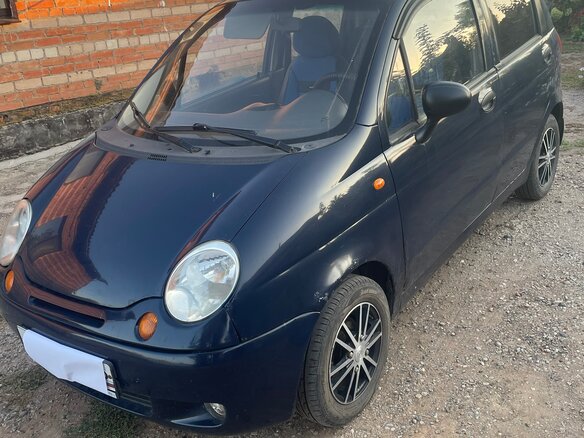 2008 Daewoo Matiz I Рестайлинг, синий, 105000 рублей - вид 6