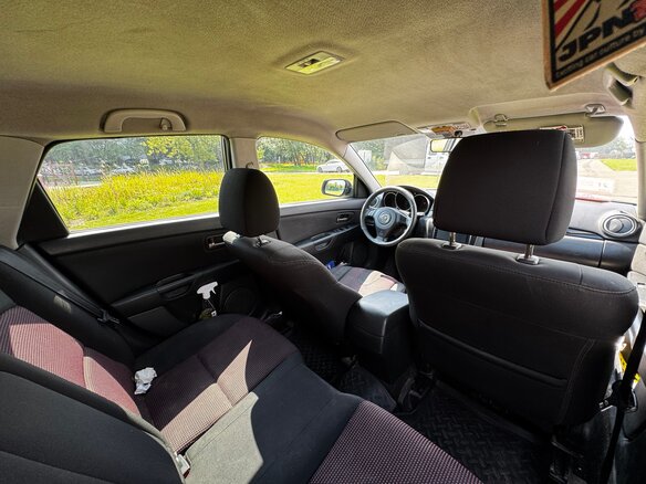 2005 Mazda 3 I (BK), серый, 300000 рублей - вид 8