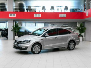 2018 Volkswagen Polo V Рестайлинг, серебристый, 1050000 рублей, вид 1